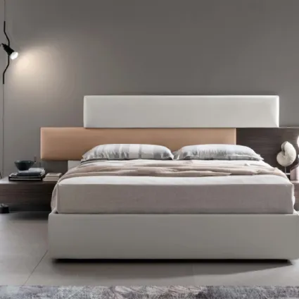 Bed with Bumpy headboard by Maronese Acf.