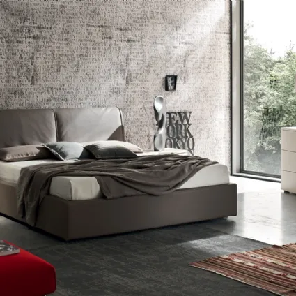 Bed with Ester headboard by Maronese Acf.