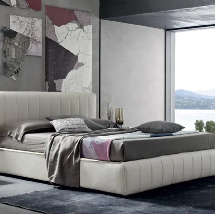 Oliver faux leather bed by Maronese Acf