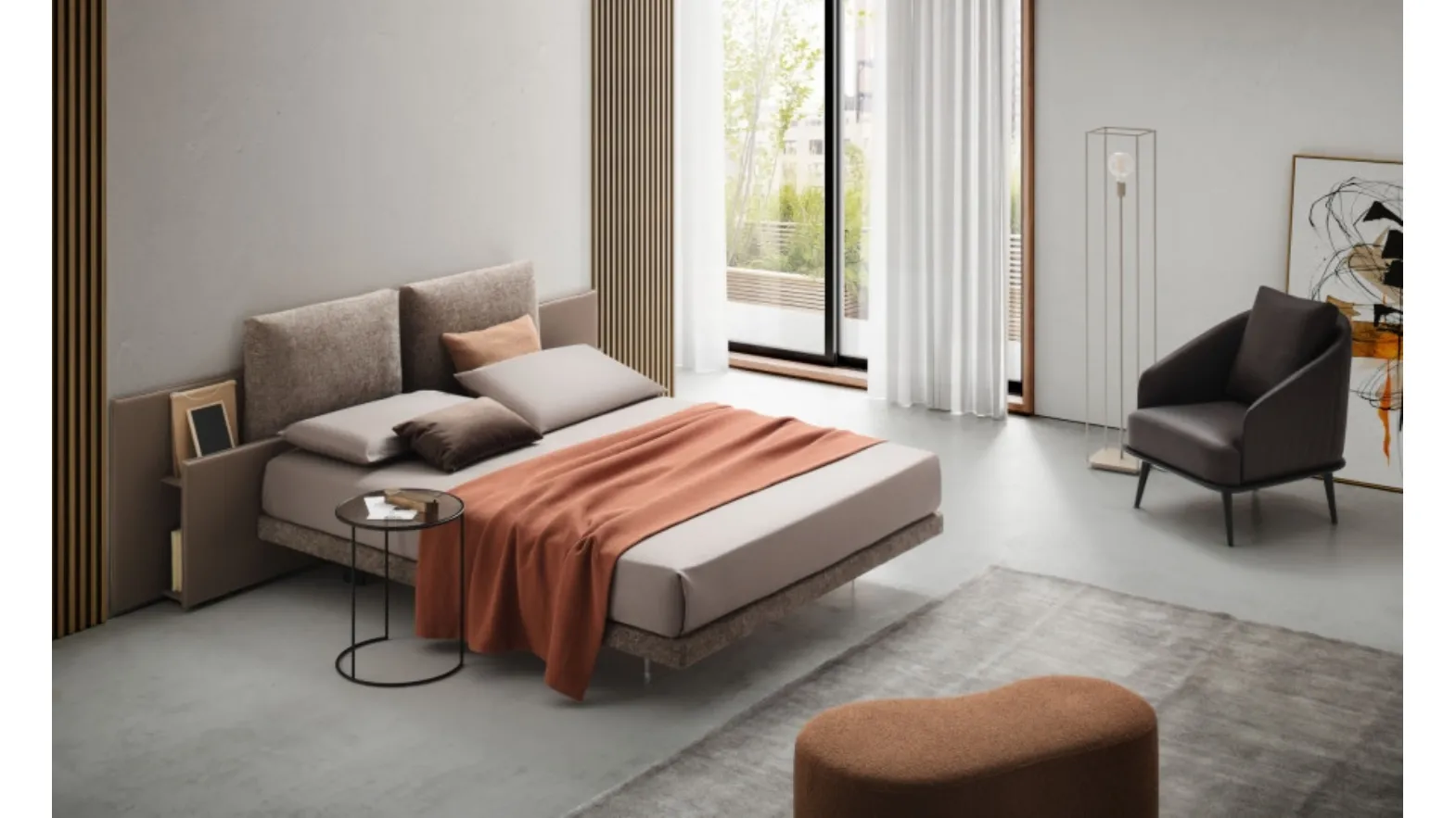 Opera bed by Le Comfort