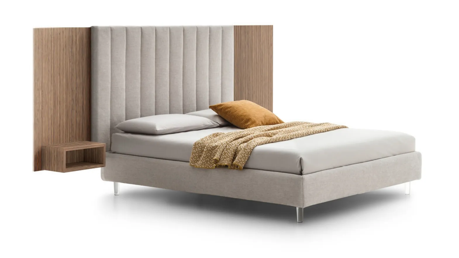 Le Comfort upholstered fabric bed frame