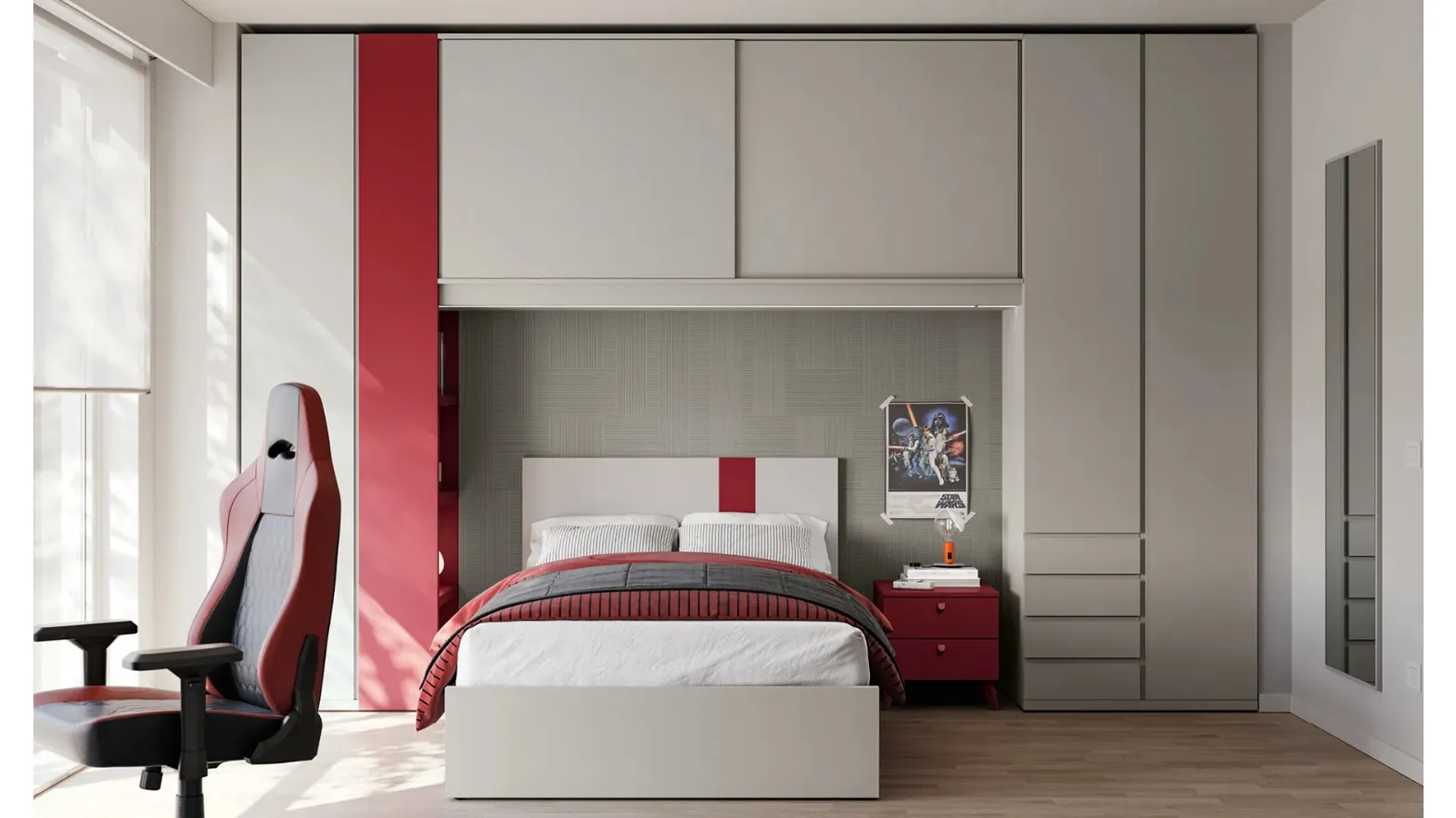 Generation Z loft bedroom 2404 by Doimo Cityline.