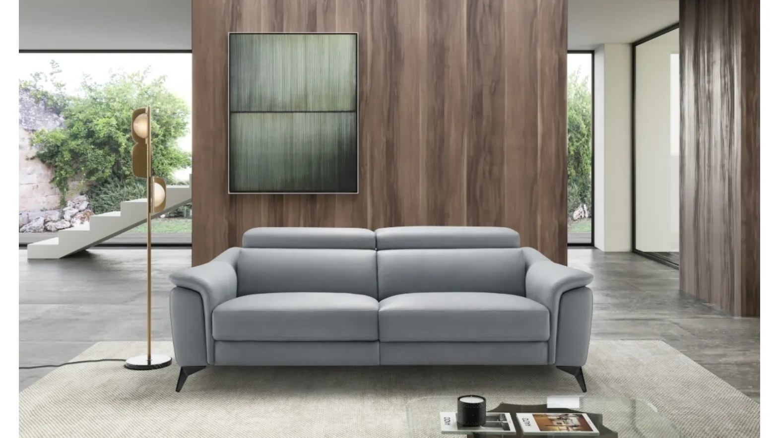 Linear sofa Roma by Sofangel