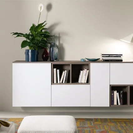 Hanging white Spot Irma Bianco sideboard of S75