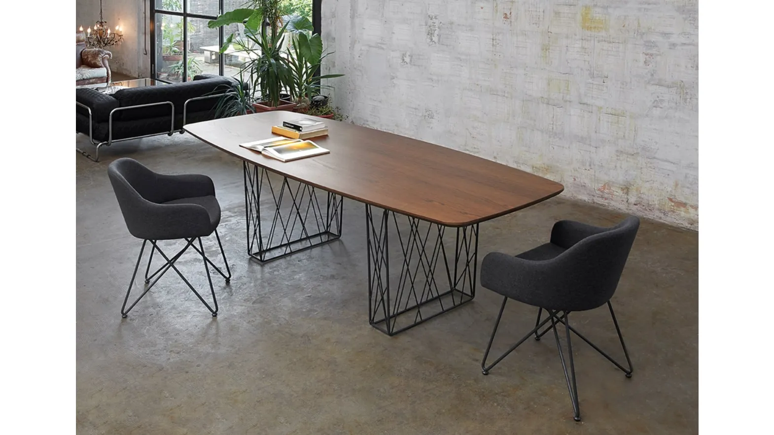 Osaka T73 wooden table by Friulsedie.